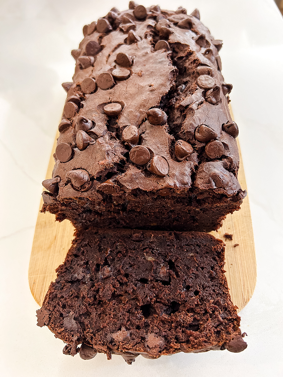 Double Chocolate Banana Bread 