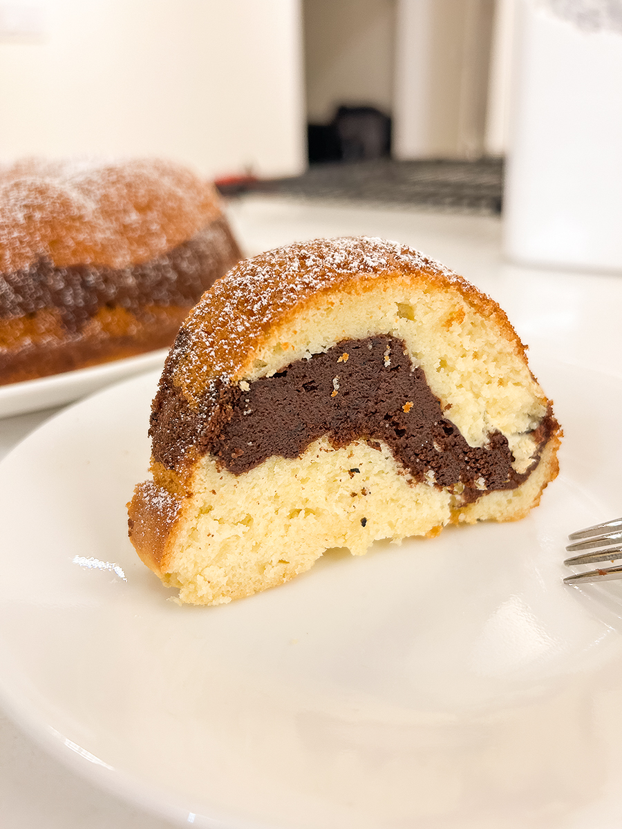 Ultra Moist Marble Bundt Cake