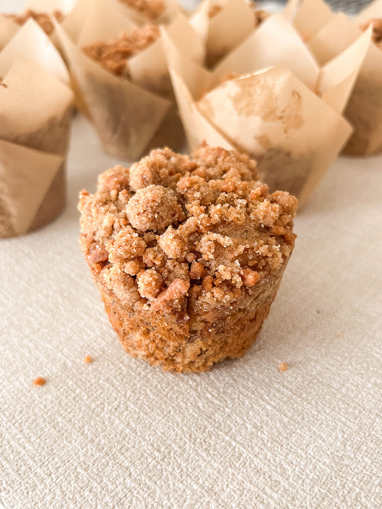 Biscoff Streusel Banana Muffins