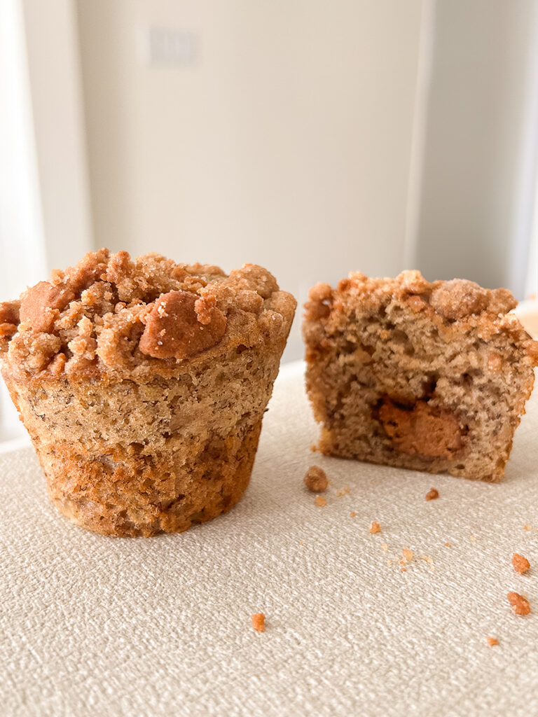 Biscoff Streusel Banana Muffins