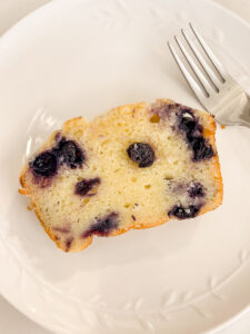 moist lemon blueberry loaf