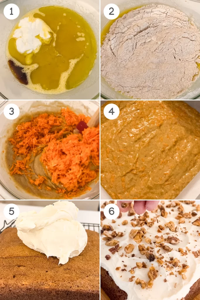 how to make carrot sheet cake