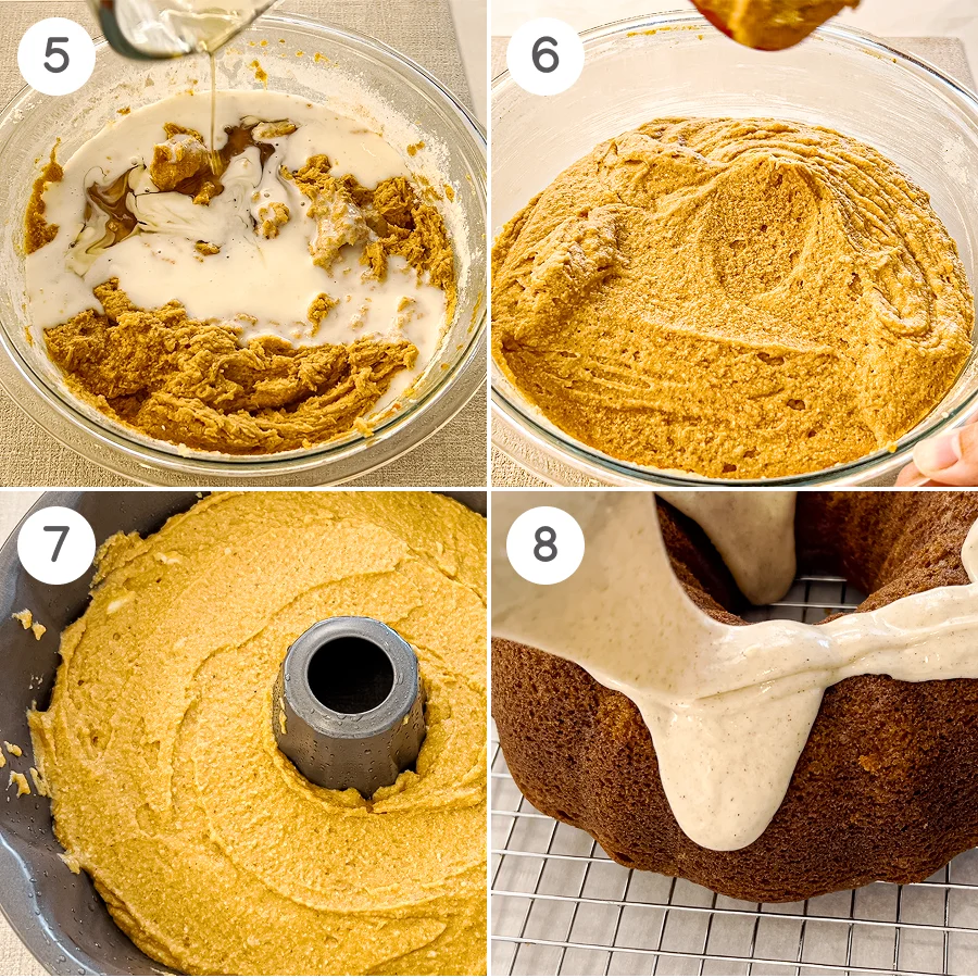 pumpkin marble bundt cake