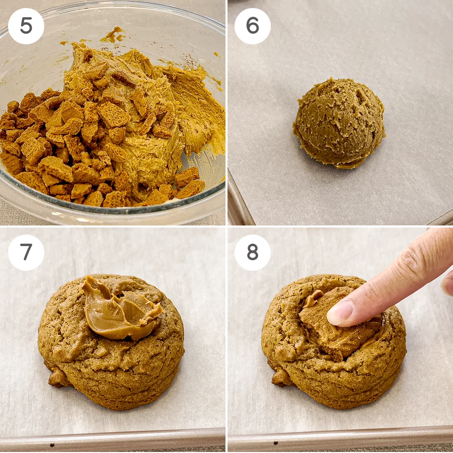 how to make biscoff gingerbread cookies