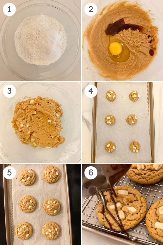 how to make double chocolate peanut butter cookies