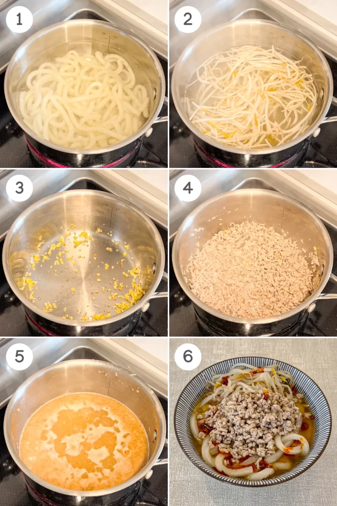 how to make miso dan dan udon
