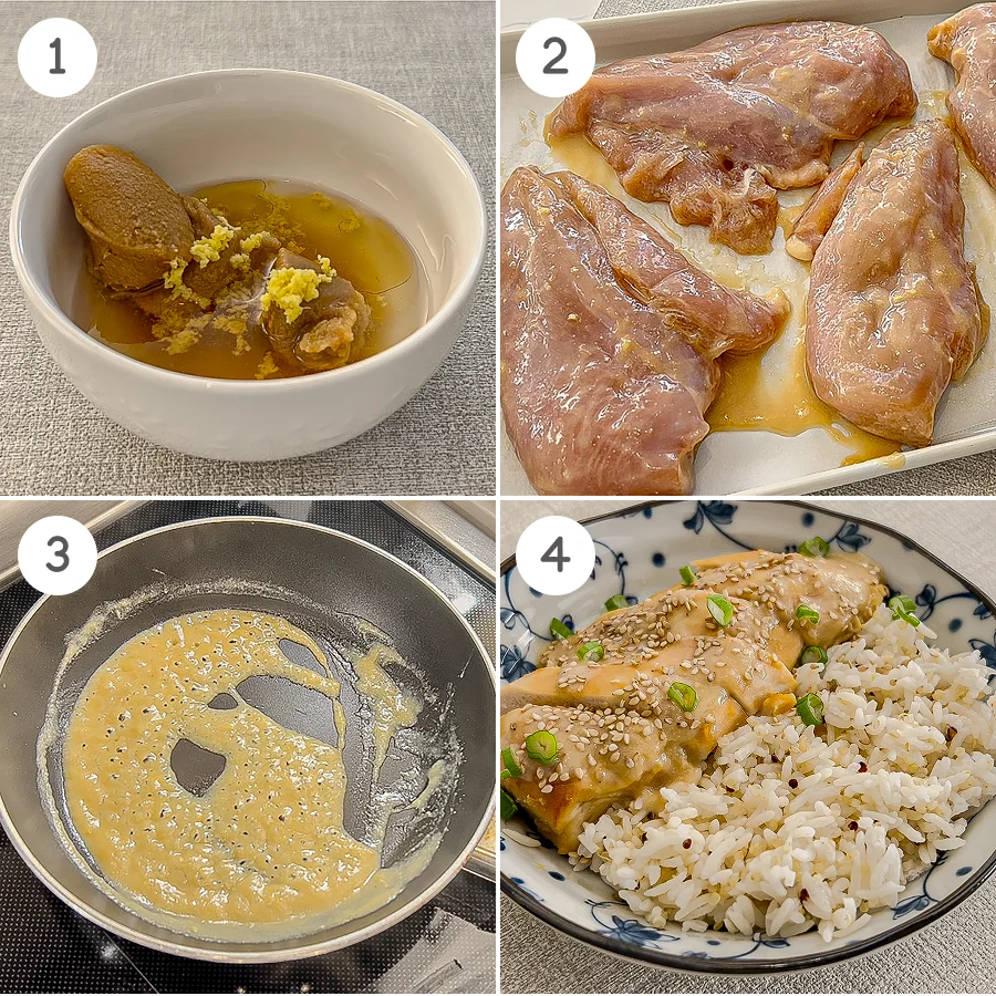 how to make sweet miso chicken