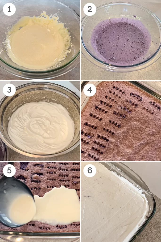 how to make ube tres leches cake