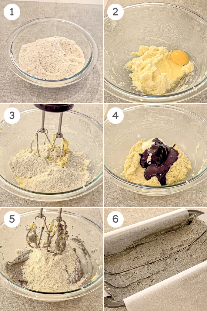 how to make black sesame pound cake