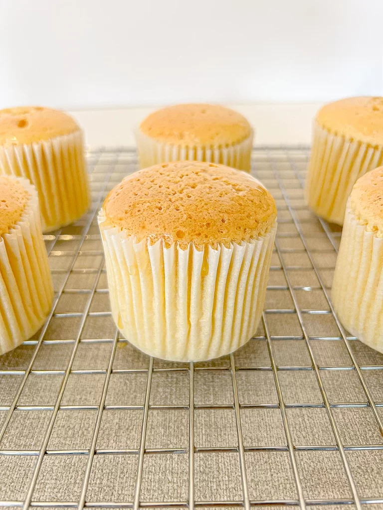 japanese honey castella muffins