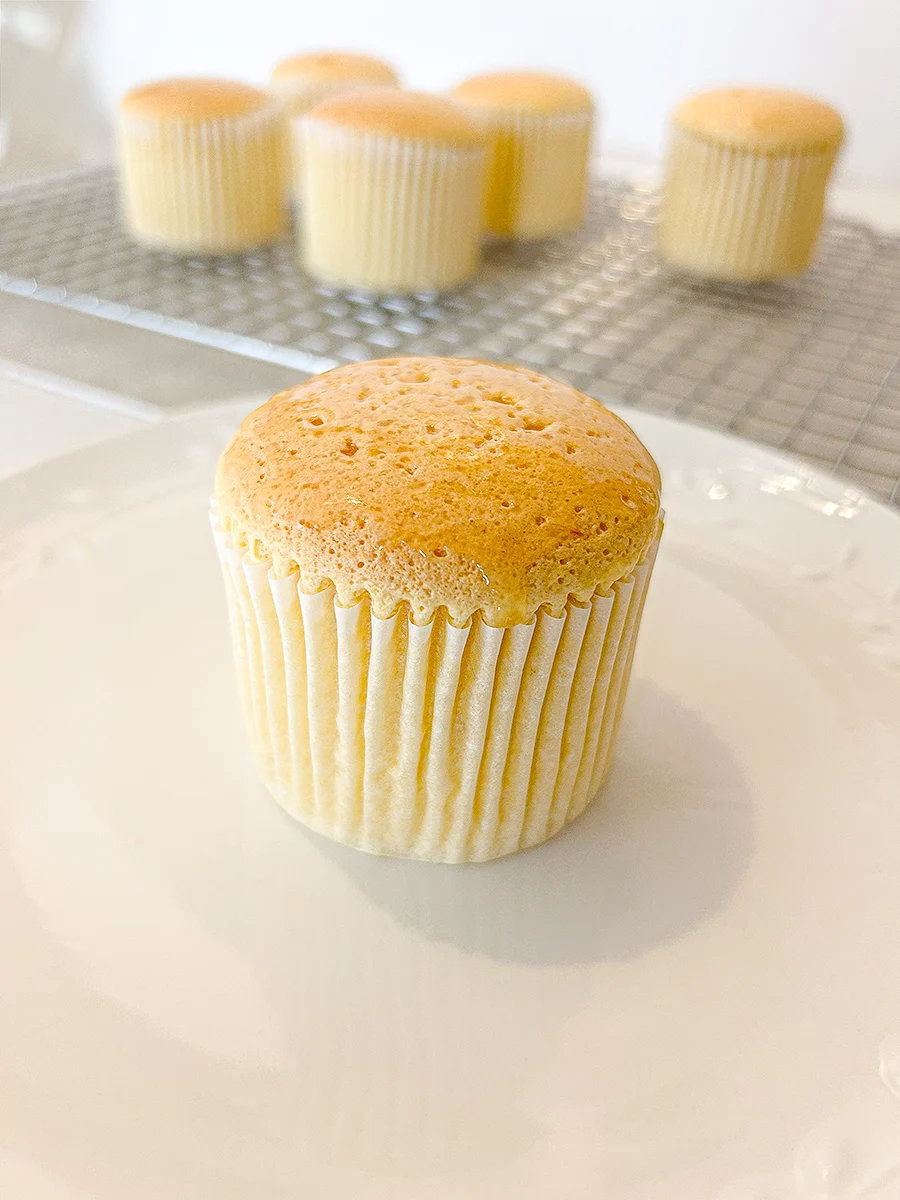japanese honey castella muffins